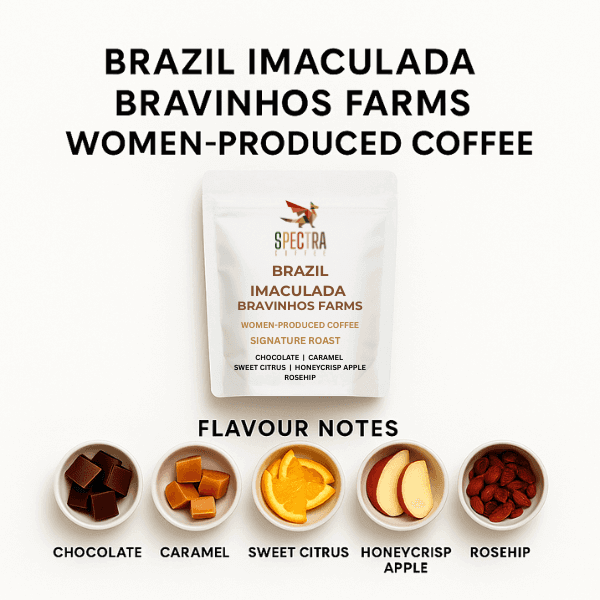 Brazil Imaculada - Bravinhos Farms - Women-Produced Coffee