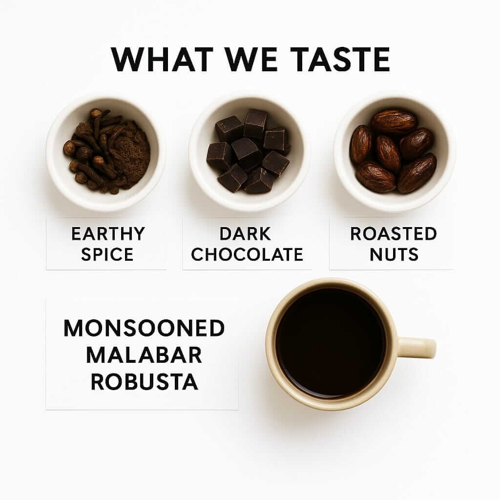 India Monsooned Malabar Robusta Coffee - Image 3